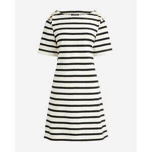 J.Crew Tie-back mini dress in stripe NWT Size S Small